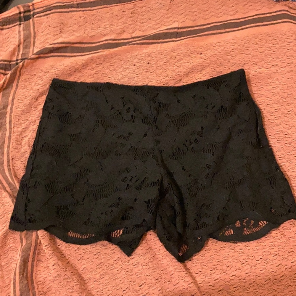Boho lace shorts